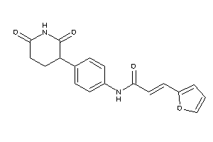 N-[4-(2,6-diketo-3-piperidyl)phenyl]-3-(2-furyl)acrylamide