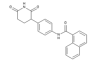 N-[4-(2,6-diketo-3-piperidyl)phenyl]-1-naphthamide