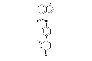 N-[4-(2,6-diketo-3-piperidyl)phenyl]-1H-indazole-4-carboxamide