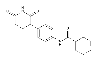 N-[4-(2,6-diketo-3-piperidyl)phenyl]cyclohexanecarboxamide