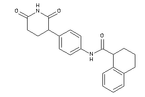 N-[4-(2,6-diketo-3-piperidyl)phenyl]tetralin-1-carboxamide