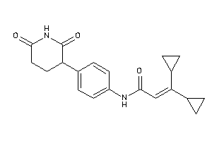 3,3-dicyclopropyl-N-[4-(2,6-diketo-3-piperidyl)phenyl]acrylamide