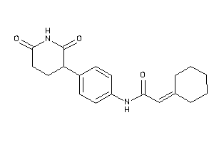 2-cyclohexylidene-N-[4-(2,6-diketo-3-piperidyl)phenyl]acetamide