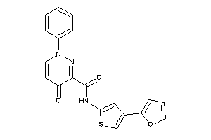 N-[4-(2-furyl)-2-thienyl]-4-keto-1-phenyl-pyridazine-3-carboxamide