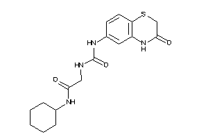 N-cyclohexyl-2-[(3-keto-4H-1,4-benzothiazin-6-yl)carbamoylamino]acetamide