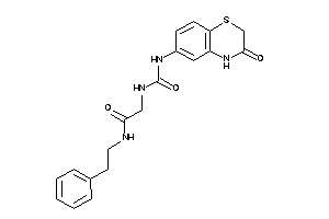 2-[(3-keto-4H-1,4-benzothiazin-6-yl)carbamoylamino]-N-phenethyl-acetamide