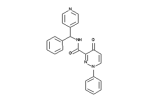 4-keto-1-phenyl-N-[phenyl(4-pyridyl)methyl]pyridazine-3-carboxamide