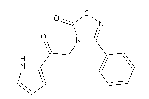 4-[2-keto-2-(1H-pyrrol-2-yl)ethyl]-3-phenyl-1,2,4-oxadiazol-5-one