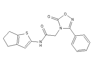 N-(5,6-dihydro-4H-cyclopenta[b]thiophen-2-yl)-2-(5-keto-3-phenyl-1,2,4-oxadiazol-4-yl)acetamide