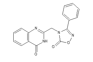 4-[(4-keto-3H-quinazolin-2-yl)methyl]-3-phenyl-1,2,4-oxadiazol-5-one