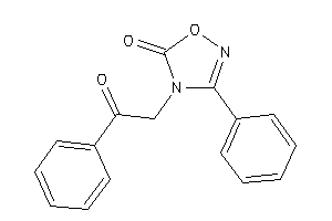 4-phenacyl-3-phenyl-1,2,4-oxadiazol-5-one