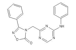 4-[(4-anilino-s-triazin-2-yl)methyl]-3-phenyl-1,2,4-oxadiazol-5-one