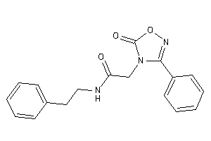 2-(5-keto-3-phenyl-1,2,4-oxadiazol-4-yl)-N-phenethyl-acetamide