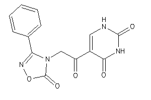 Image of 5-[2-(5-keto-3-phenyl-1,2,4-oxadiazol-4-yl)acetyl]uracil