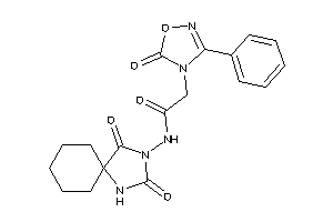 N-(2,4-diketo-1,3-diazaspiro[4.5]decan-3-yl)-2-(5-keto-3-phenyl-1,2,4-oxadiazol-4-yl)acetamide