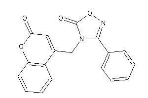 4-[(2-ketochromen-4-yl)methyl]-3-phenyl-1,2,4-oxadiazol-5-one