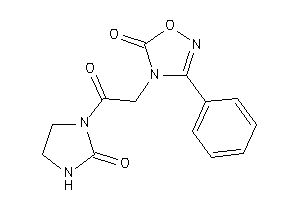 4-[2-keto-2-(2-ketoimidazolidin-1-yl)ethyl]-3-phenyl-1,2,4-oxadiazol-5-one