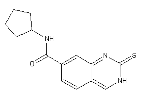 N-cyclopentyl-2-thioxo-3H-quinazoline-7-carboxamide