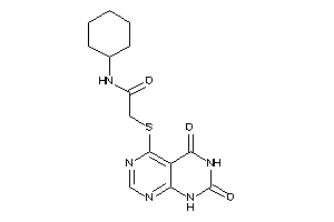 N-cyclohexyl-2-[(2,4-diketo-1H-pyrimido[4,5-d]pyrimidin-5-yl)thio]acetamide