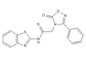 N-(1,3-benzothiazol-2-yl)-2-(5-keto-3-phenyl-1,2,4-oxadiazol-4-yl)acetamide