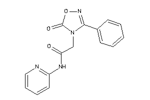 Image of 2-(5-keto-3-phenyl-1,2,4-oxadiazol-4-yl)-N-(2-pyridyl)acetamide