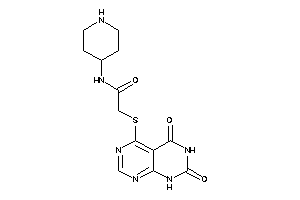2-[(2,4-diketo-1H-pyrimido[4,5-d]pyrimidin-5-yl)thio]-N-(4-piperidyl)acetamide