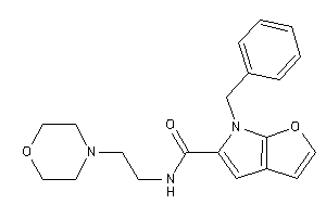 6-benzyl-N-(2-morpholinoethyl)furo[2,3-b]pyrrole-5-carboxamide