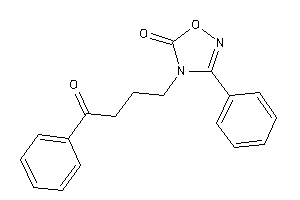 4-(4-keto-4-phenyl-butyl)-3-phenyl-1,2,4-oxadiazol-5-one