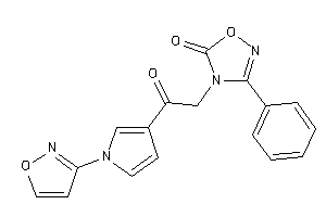 4-[2-(1-isoxazol-3-ylpyrrol-3-yl)-2-keto-ethyl]-3-phenyl-1,2,4-oxadiazol-5-one