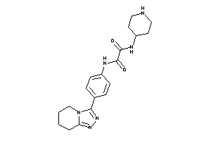 N-(4-piperidyl)-N'-[4-(5,6,7,8-tetrahydro-[1,2,4]triazolo[4,3-a]pyridin-3-yl)phenyl]oxamide