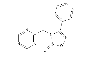 3-phenyl-4-(s-triazin-2-ylmethyl)-1,2,4-oxadiazol-5-one