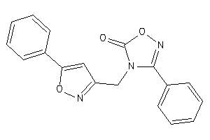 3-phenyl-4-[(5-phenylisoxazol-3-yl)methyl]-1,2,4-oxadiazol-5-one