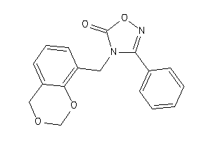 Image of 4-(4H-1,3-benzodioxin-8-ylmethyl)-3-phenyl-1,2,4-oxadiazol-5-one