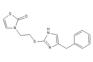 3-[2-[(4-benzyl-1H-imidazol-2-yl)thio]ethyl]-4-thiazolin-2-one