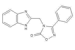 4-(1H-benzimidazol-2-ylmethyl)-3-phenyl-1,2,4-oxadiazol-5-one