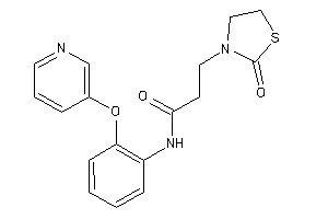 3-(2-ketothiazolidin-3-yl)-N-[2-(3-pyridyloxy)phenyl]propionamide