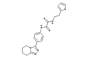 N'-[4-(5,6,7,8-tetrahydro-[1,2,4]triazolo[4,3-a]pyridin-3-yl)phenyl]-N-[2-(2-thienyl)ethyl]oxamide