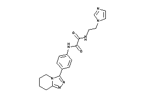 N-(2-imidazol-1-ylethyl)-N'-[4-(5,6,7,8-tetrahydro-[1,2,4]triazolo[4,3-a]pyridin-3-yl)phenyl]oxamide