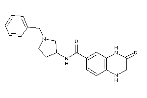 N-(1-benzylpyrrolidin-3-yl)-3-keto-2,4-dihydro-1H-quinoxaline-6-carboxamide