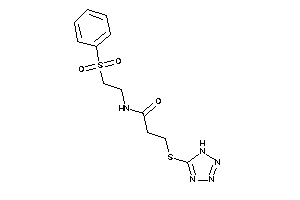 N-(2-besylethyl)-3-(1H-tetrazol-5-ylthio)propionamide