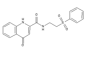 N-(2-besylethyl)-4-keto-1H-quinoline-2-carboxamide