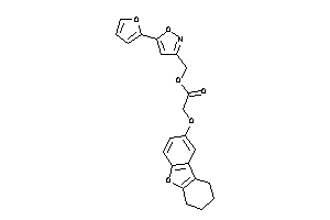 2-(6,7,8,9-tetrahydrodibenzofuran-2-yloxy)acetic Acid [5-(2-furyl)isoxazol-3-yl]methyl Ester