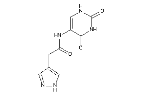 N-(2,4-diketo-1H-pyrimidin-5-yl)-2-(1H-pyrazol-4-yl)acetamide