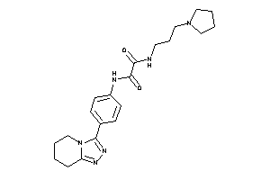 N-(3-pyrrolidinopropyl)-N'-[4-(5,6,7,8-tetrahydro-[1,2,4]triazolo[4,3-a]pyridin-3-yl)phenyl]oxamide