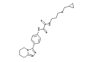 N-[3-(cyclopropylmethoxy)propyl]-N'-[4-(5,6,7,8-tetrahydro-[1,2,4]triazolo[4,3-a]pyridin-3-yl)phenyl]oxamide