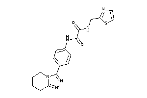 N'-[4-(5,6,7,8-tetrahydro-[1,2,4]triazolo[4,3-a]pyridin-3-yl)phenyl]-N-(thiazol-2-ylmethyl)oxamide