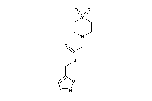 2-(1,1-diketo-1,4-thiazinan-4-yl)-N-(isoxazol-5-ylmethyl)acetamide