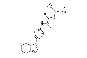 N-(dicyclopropylmethyl)-N'-[4-(5,6,7,8-tetrahydro-[1,2,4]triazolo[4,3-a]pyridin-3-yl)phenyl]oxamide