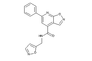 N-(isoxazol-5-ylmethyl)-6-phenyl-isoxazolo[5,4-b]pyridine-4-carboxamide