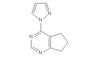 4-pyrazol-1-yl-6,7-dihydro-5H-cyclopenta[d]pyrimidine